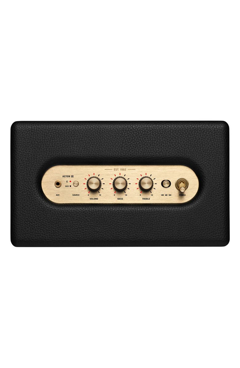 Marshall Acton III Bluetooth<sup>®</sup> Speaker, Alternate, color, Black