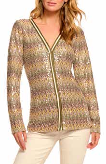 Kiki Sequin Ikat Sweater
