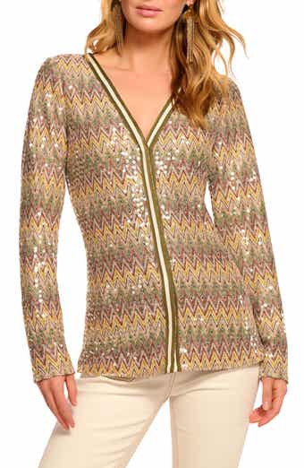 Kiki Sequin Ikat Sweater