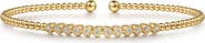 Gabriel & Co. Bujukan Diamond Bezel Beaded Cuff Bracelet