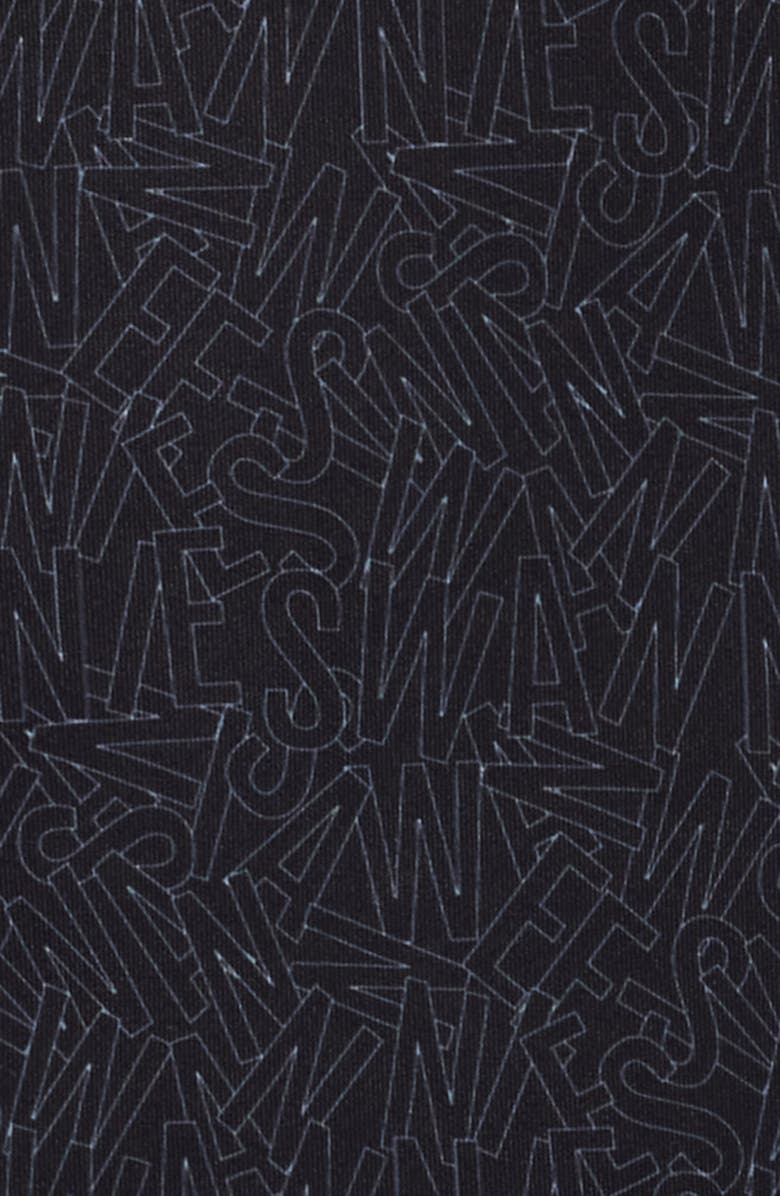 Swannies Swanson Logo Print Polo, Alternate, color, Black