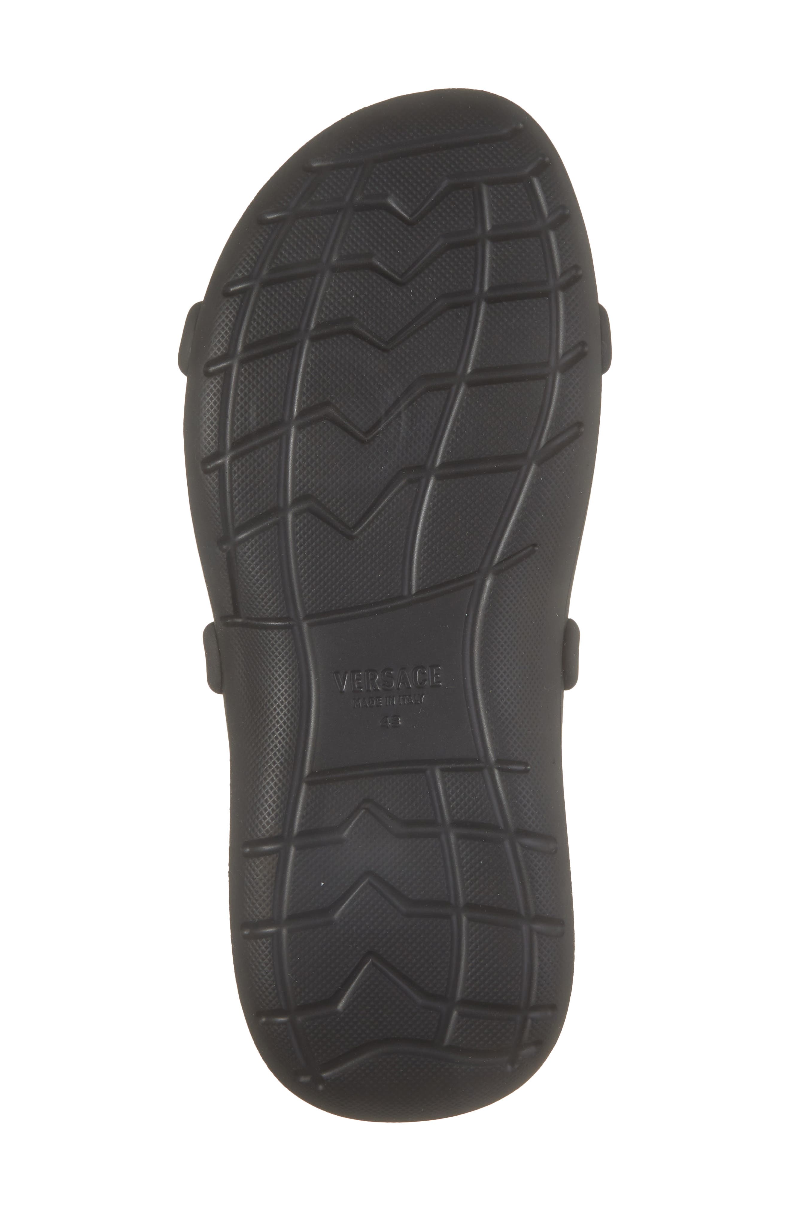 Nettuno Rubber Slide Sandal, Alternate, color, BLACK