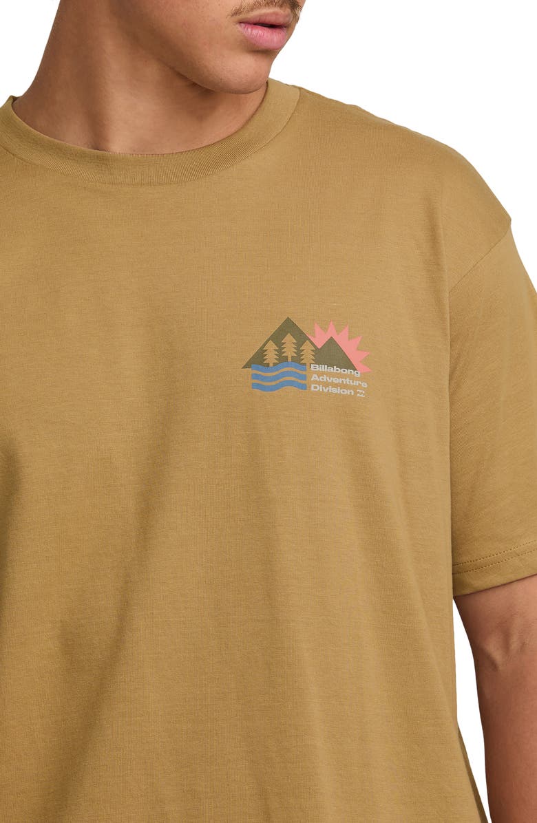 Billabong Ridgeline Adventure Division Organic Cotton Graphic T-Shirt, Alternate, color,