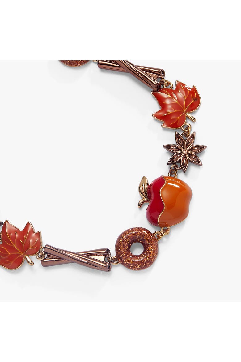 Apple Cider & Spices In-Line Bracelet, Alternate, color, Gold