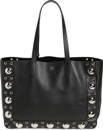 【Valentino】TOTE NELLCOTE◆6W0B0R79MJL Valentino Garavani - Nellcote Frame Suede Tote in Beige