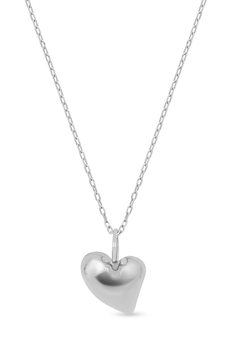 Bony Levy 14K Gold Heart Pendant Necklace, Main, color, 14K White Gold