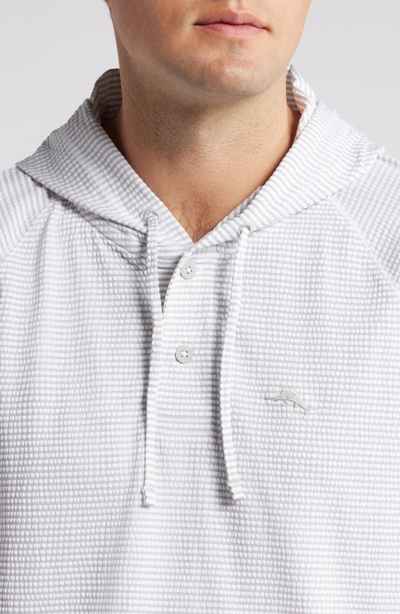Tommy Bahama Starboard Stripe Seersucker Performance Hoodie, Alternate, color,