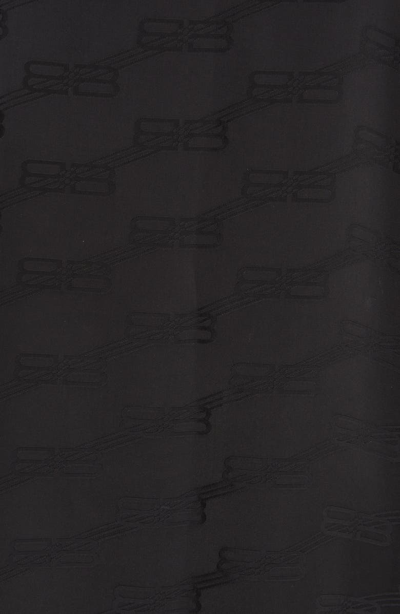 Balenciaga Logo Jacquard Slipdress, Alternate, color, 