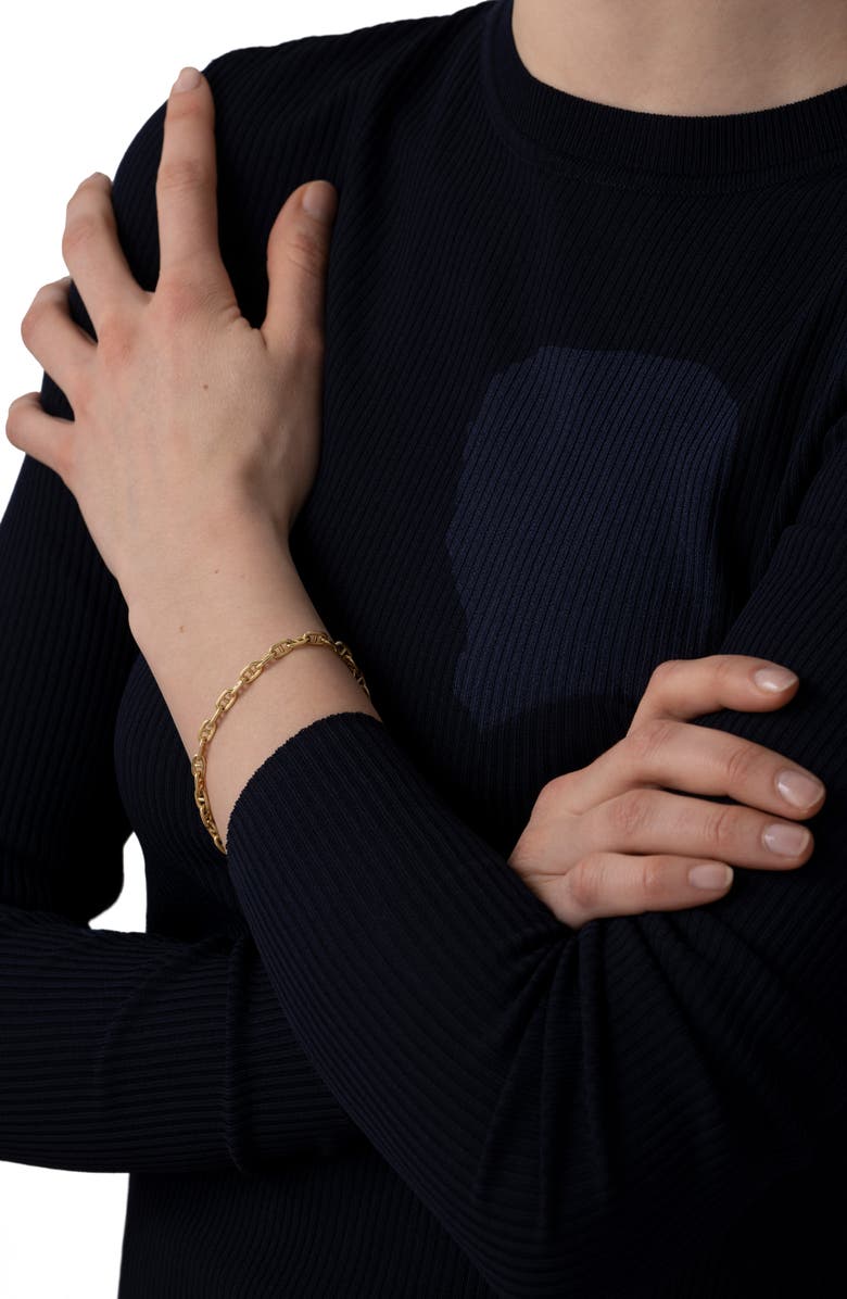 Stephanie Windsor 14K Gold Mariner Link Bracelet, Alternate, color, 