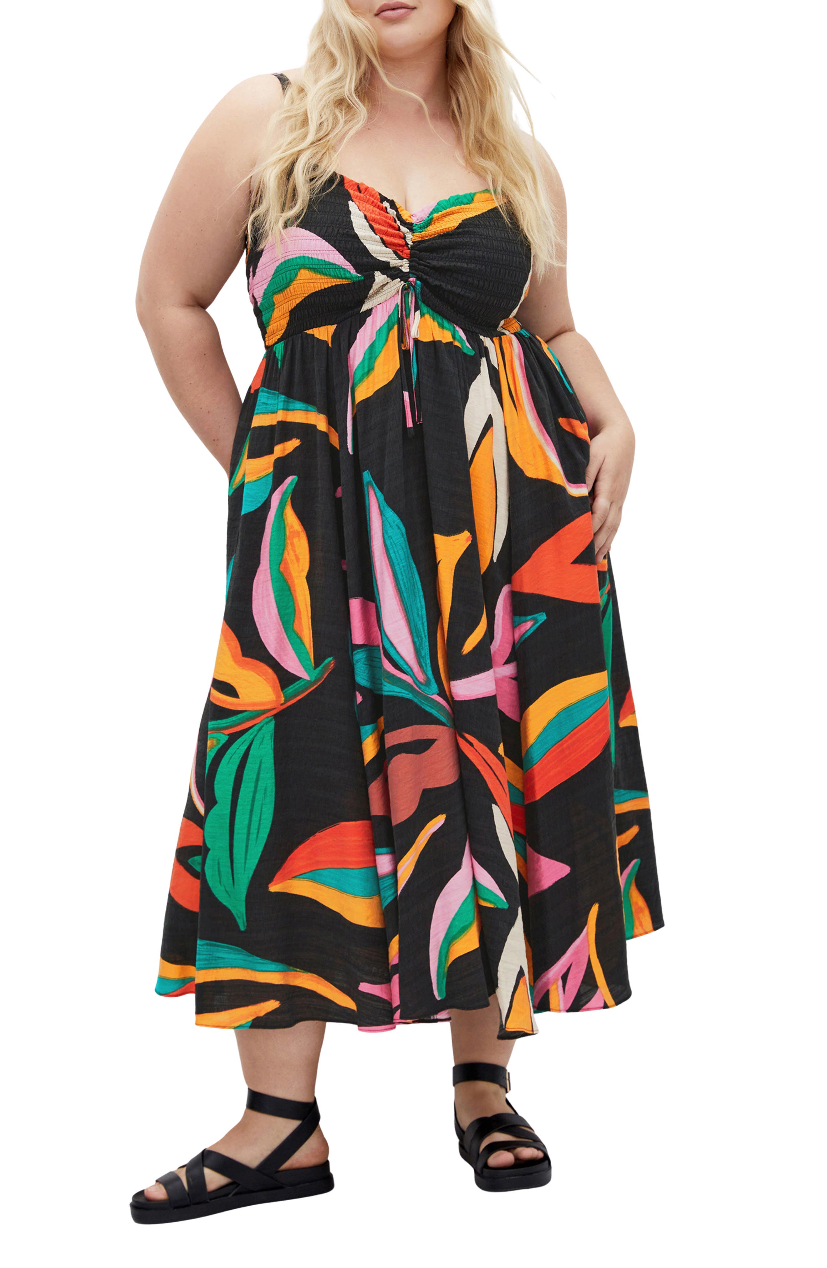 Maui Tropical Print Sundress