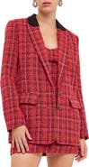 Endless Rose Accent Bouclé Blazer