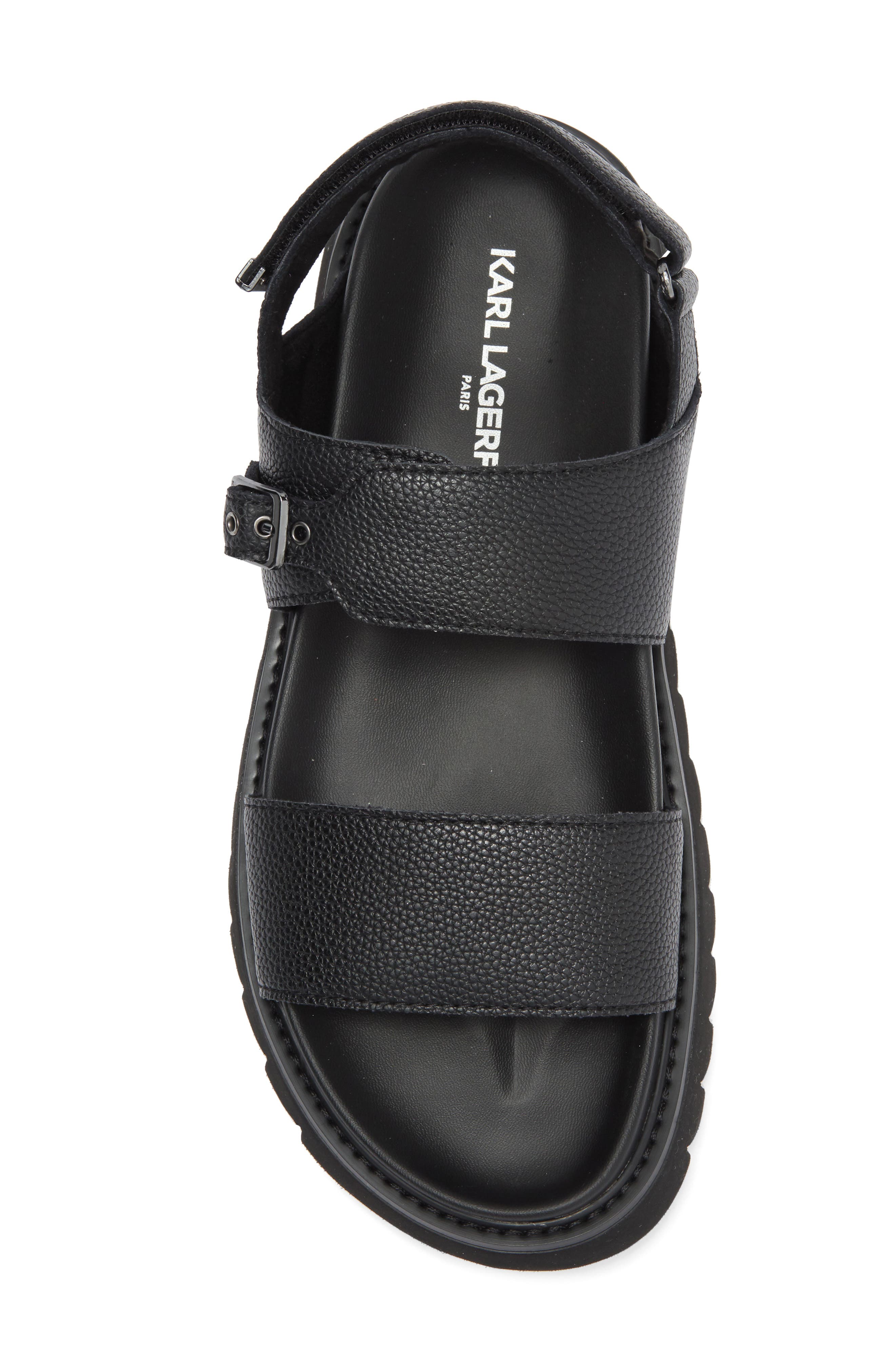 KARL LAGERFELD PARIS Slingback Sandal, Alternate, color, Black