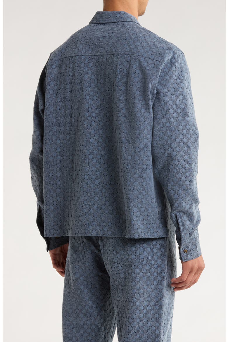 Nate Woven Shirt Jacket, Alternate, color, NAVY