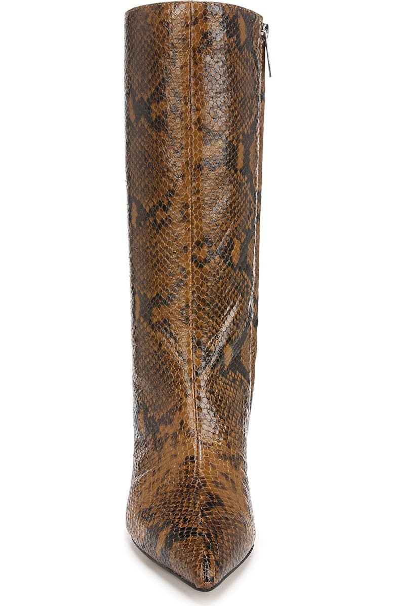 SARTO by Franco Sarto Amari Pointed Toe Boot, Alternate, color, Taupe Python