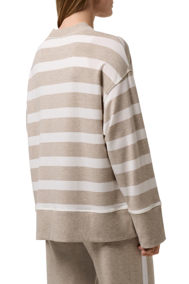 Cloud Oversize Terry Sweatshirt, Alternate, color, HEATHER SOFT TAUPE MULTI