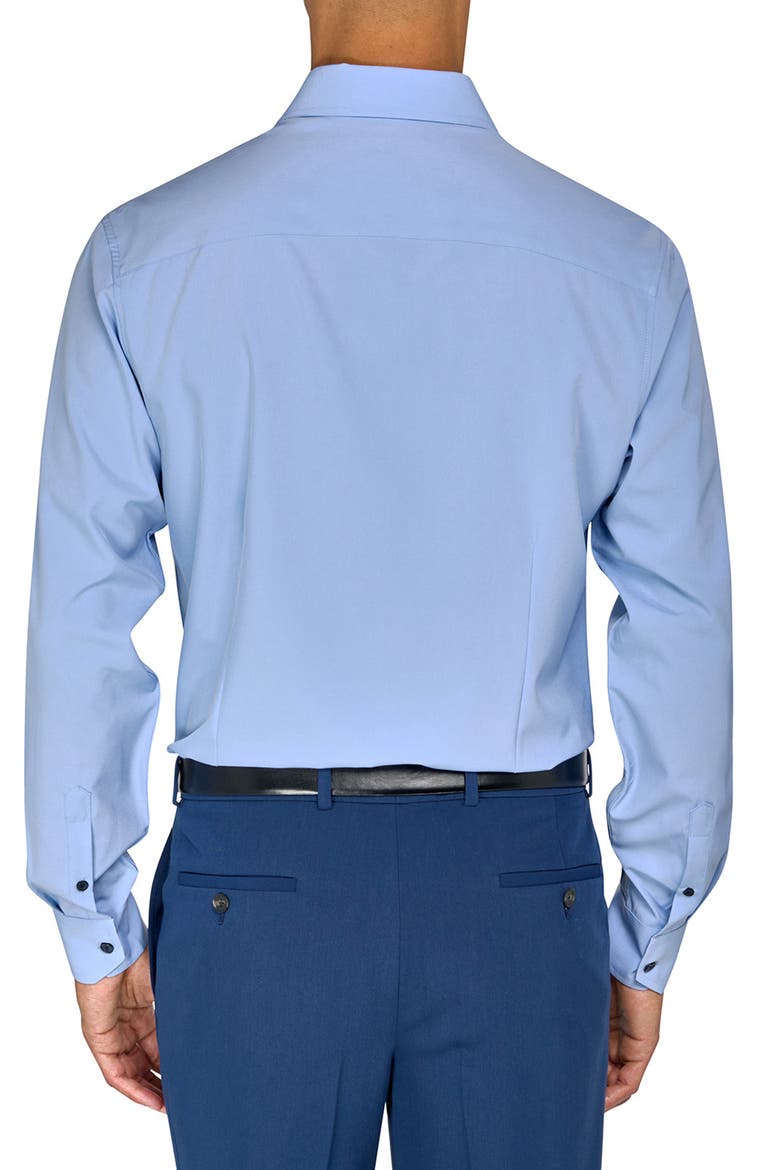 Slim Fit Performance Dress Shirt, Alternate, color, ICE BLUE