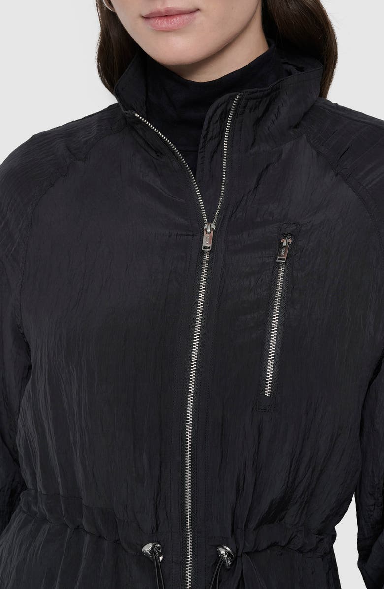 DKNY Crinkle Short Anorak, Alternate, color, 