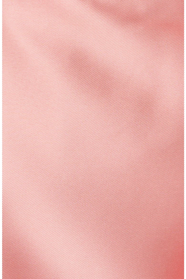 Lapel Mikado Midi Dress, Alternate, color, APRICOT ICE