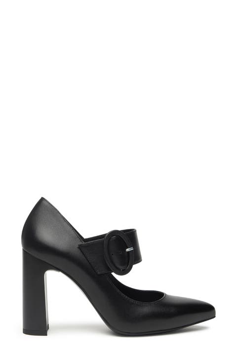Pointed Toe Mary Jane Pump (Women)