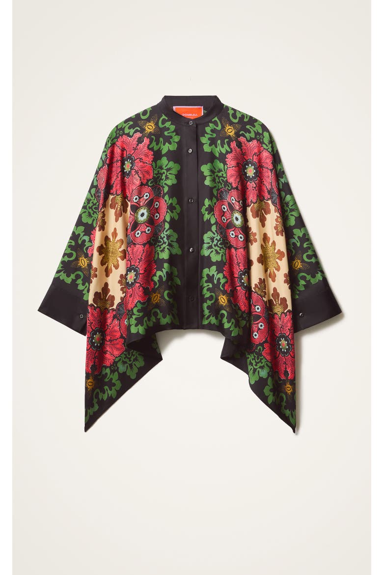 Foulard Shirt Placée, Alternate, color, Bounty Placée Red