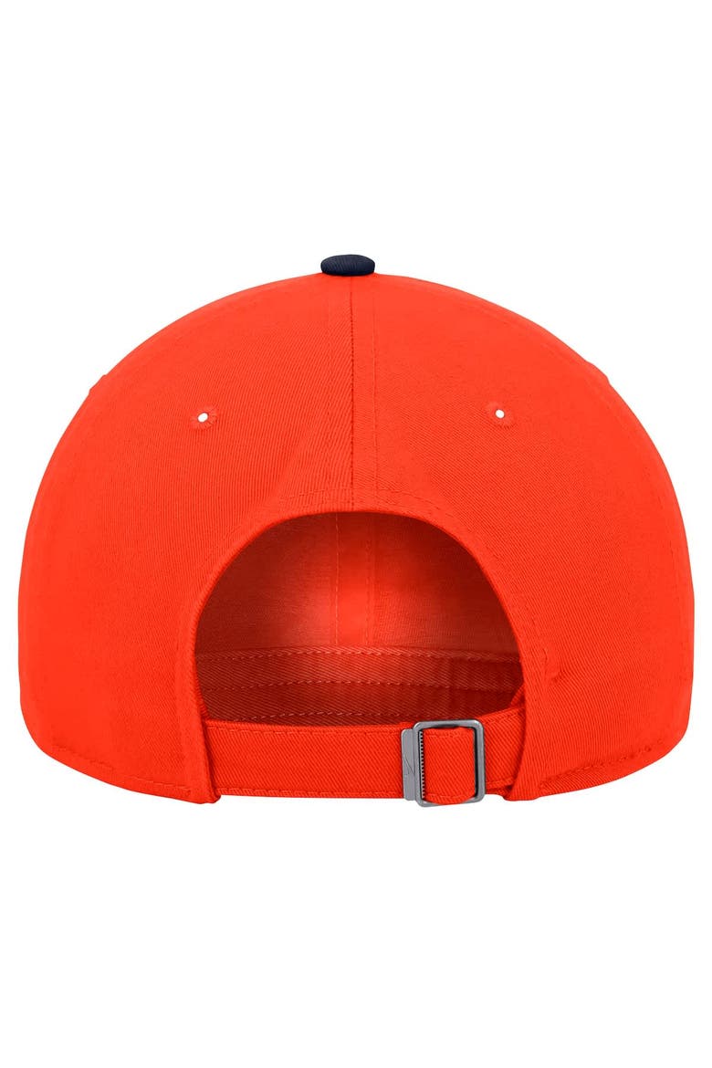 Men's Nike Orange Virginia Cavaliers Colorblock Club Adjustable Hat, Alternate, color, Orange