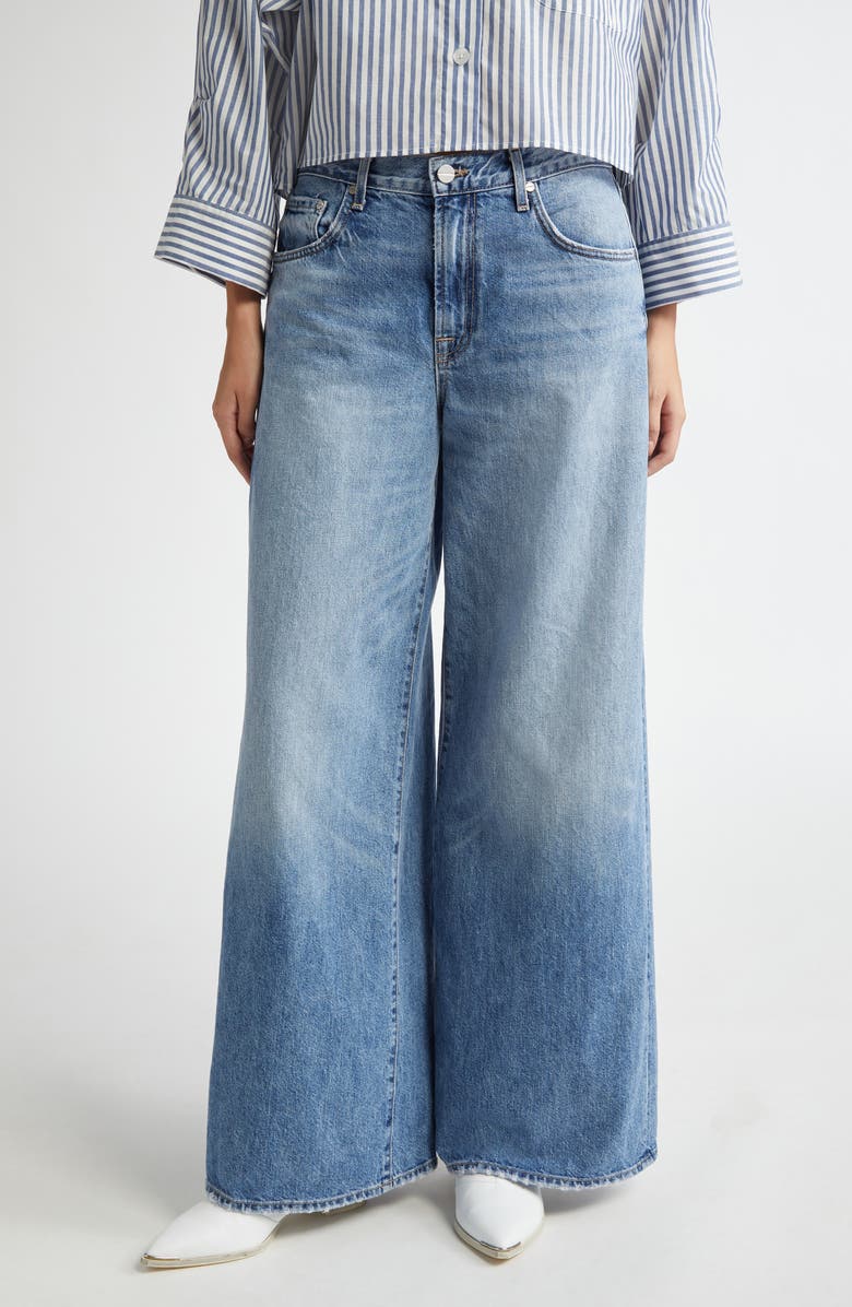 TWP Tiny Dancer Wide Leg Jeans, Main, color, Vintage Wash