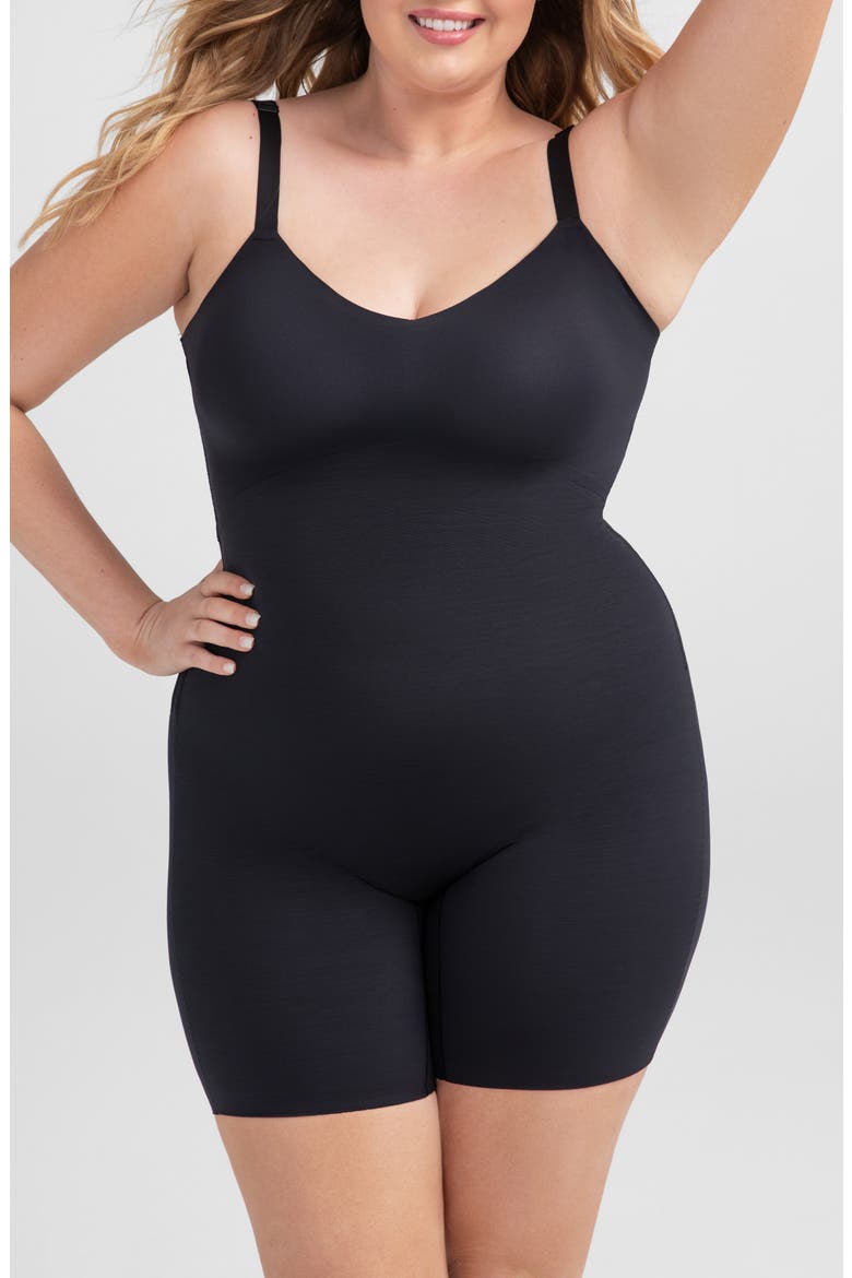 SuperPower Mid Thigh Bodysuit, Alternate, color, VAMP