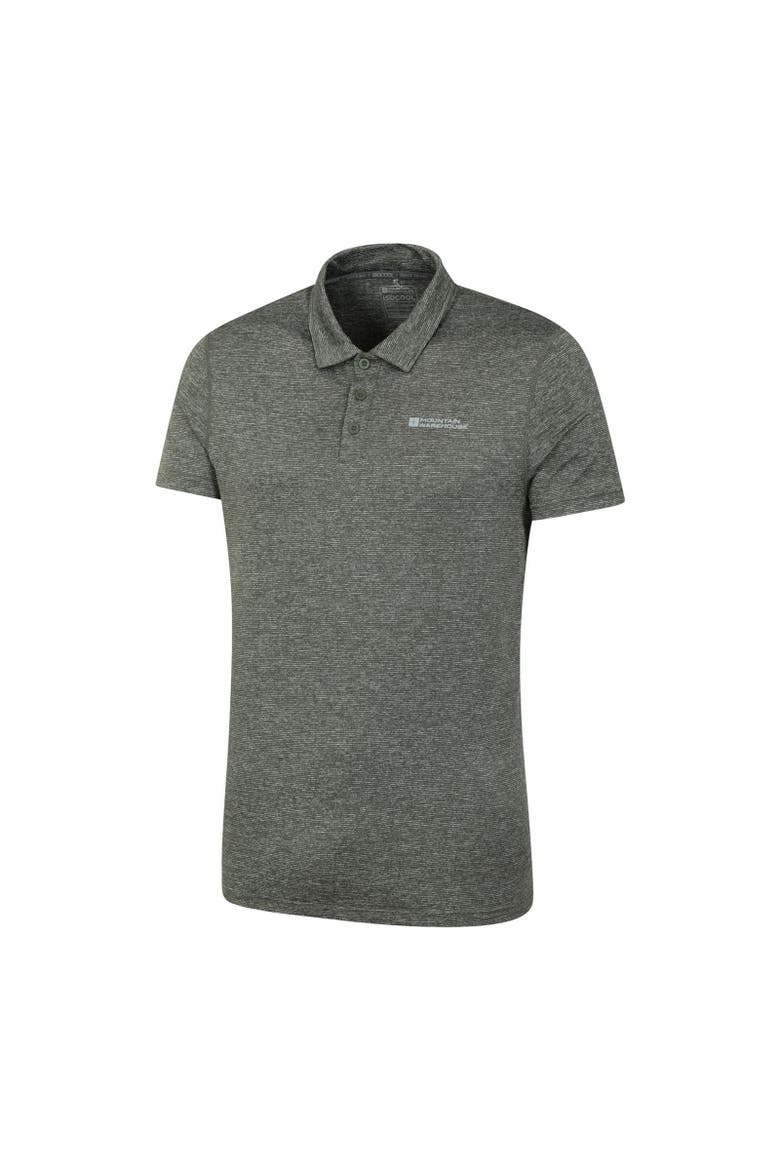 Agra Stripe Polo Shirt, Alternate, color, Green