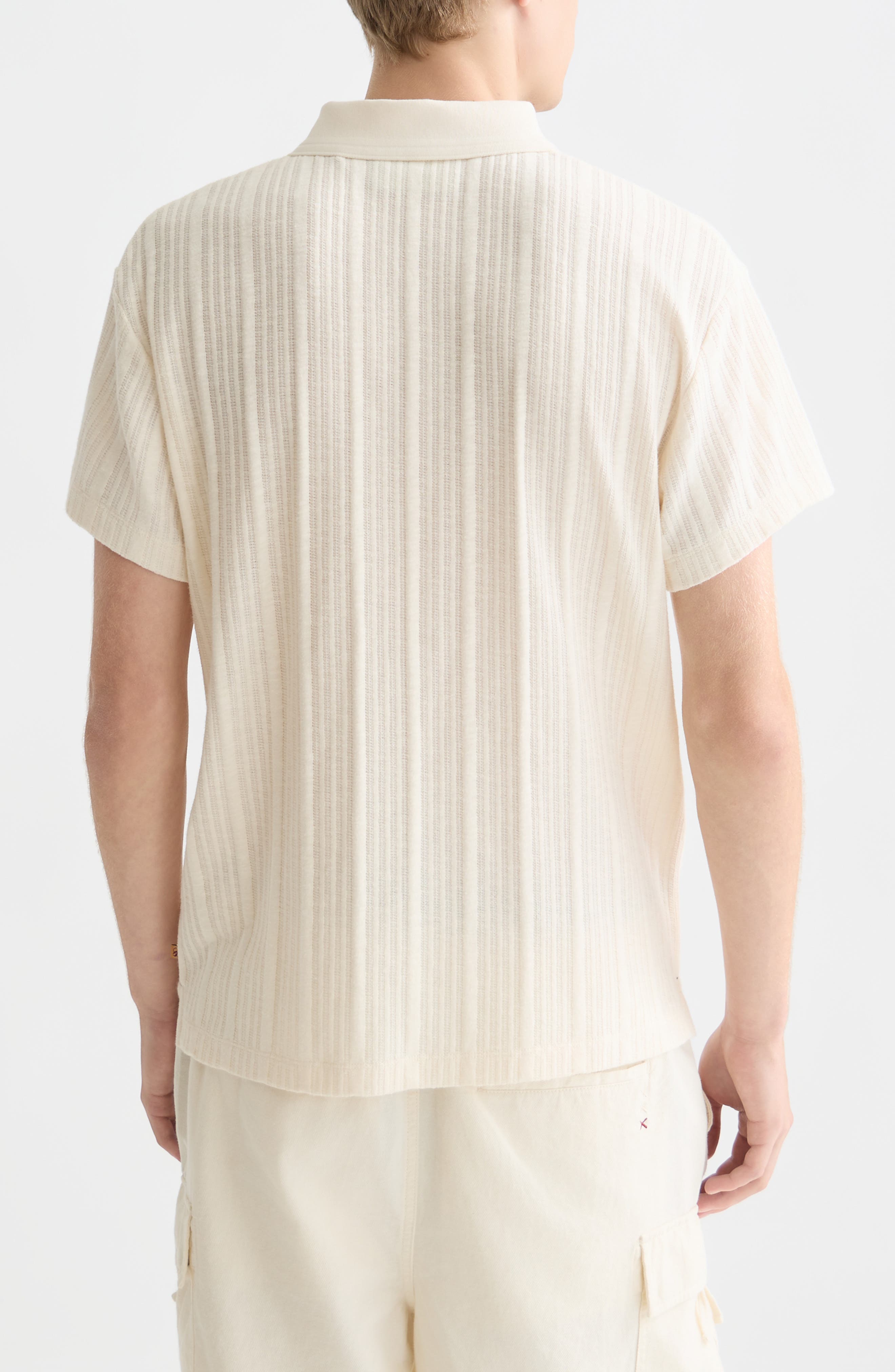 Relaxed Fit Rib Polo - image 4