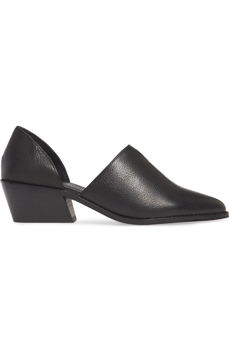 Chinese Laundry Matcha d'Orsay Flat, Alternate, color, Black Leather