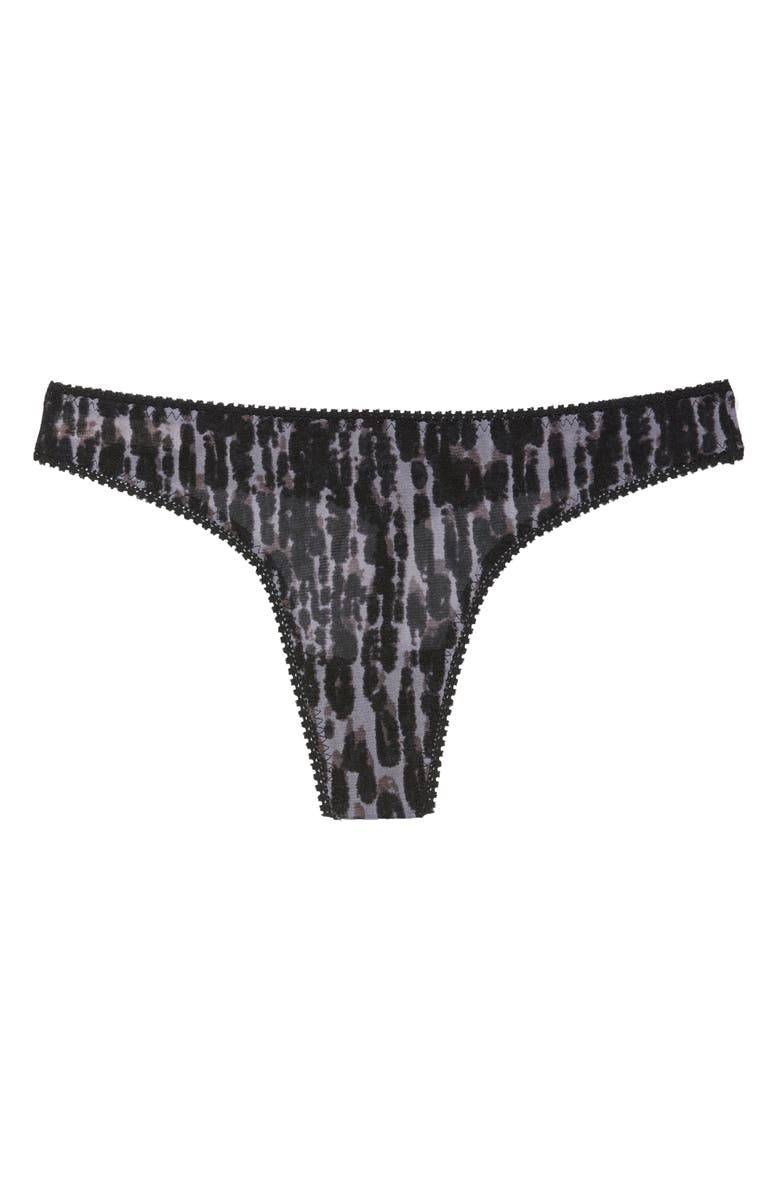 On Gossamer Triple Mesh Print Thong, Alternate, color,