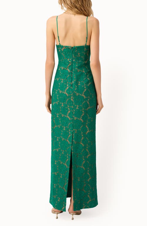 Cami Nyc Rosaria Lace Gown In Green
