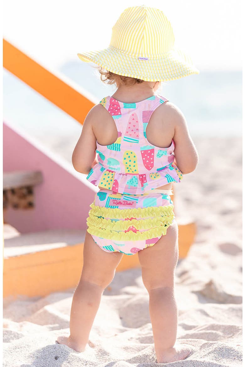 Kids' Ice Cream Social Two-Piece Swimsuit, Alternate, color, PINK