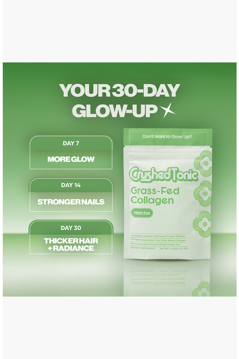 Matcha Marine Collagen Supplement, Alternate, color, 1 Pouch (15 Servings)