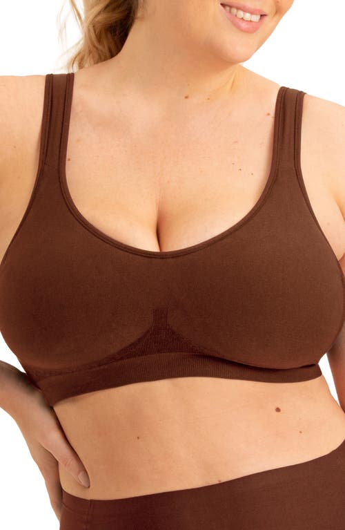 Shapermint Essentials Daily Comfort Wireless Contour Bra in Chocolate  product