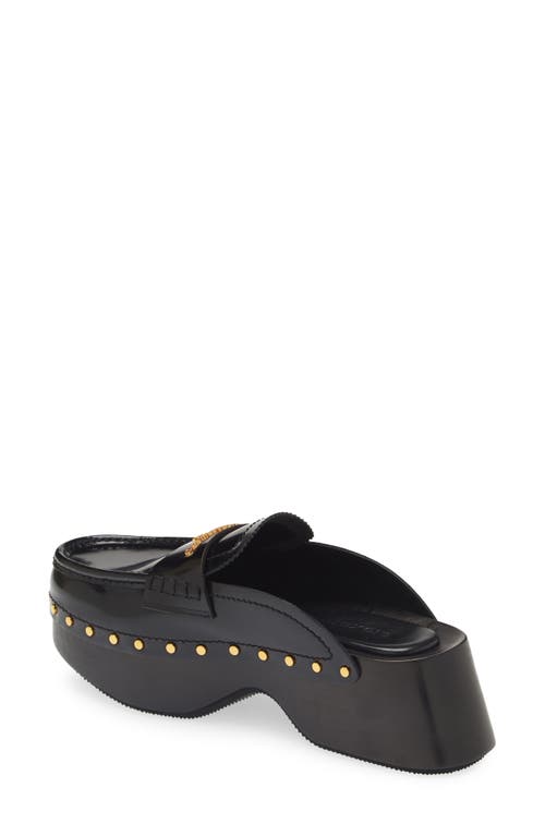 Alexander Wang Carter Platform Loafer Mule In Black