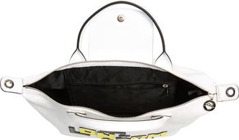 Small Le Pliage Logo Leather Tote