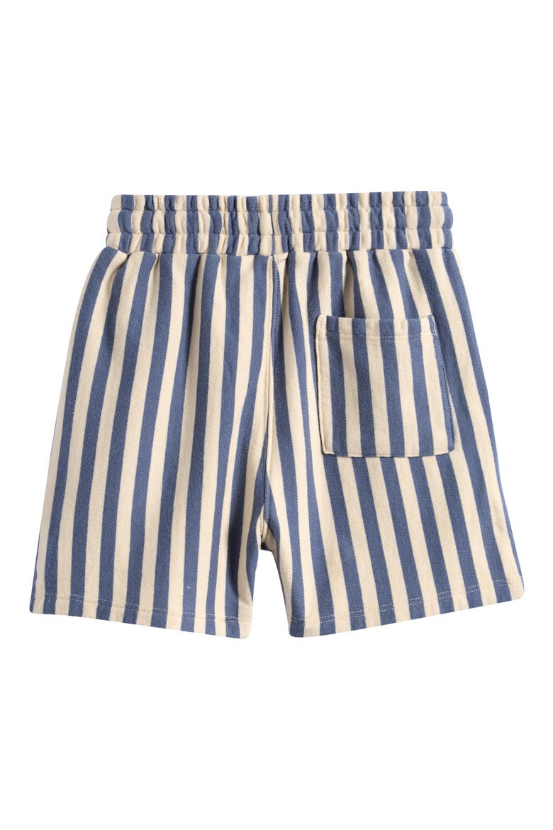 Kids' Relaxed Stripe Shorts, Alternate, color, MARINE