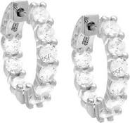 BY ADINA EDEN CZ Round Hoop Earring