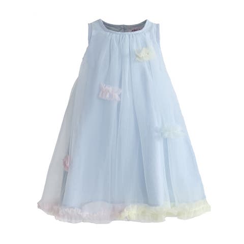 Serenelle Floral Embellished Tulle Dress