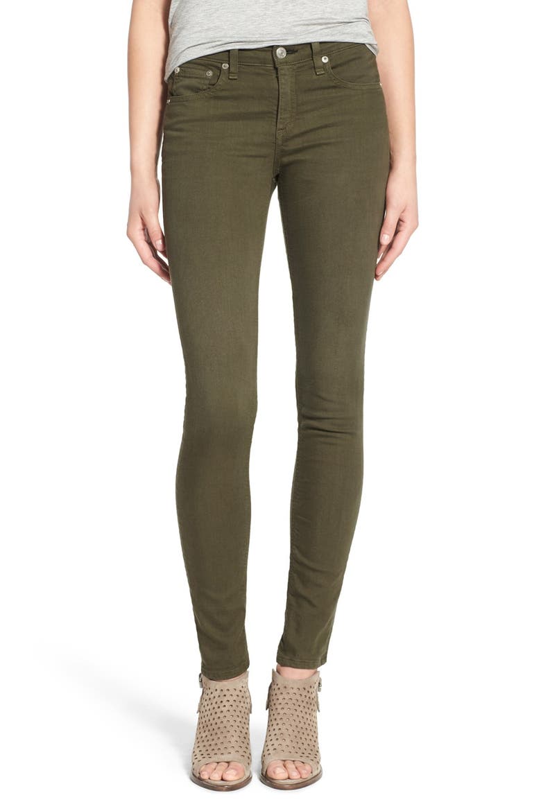 Skinny Jeans, Main, color, DISTRESSED ARMY