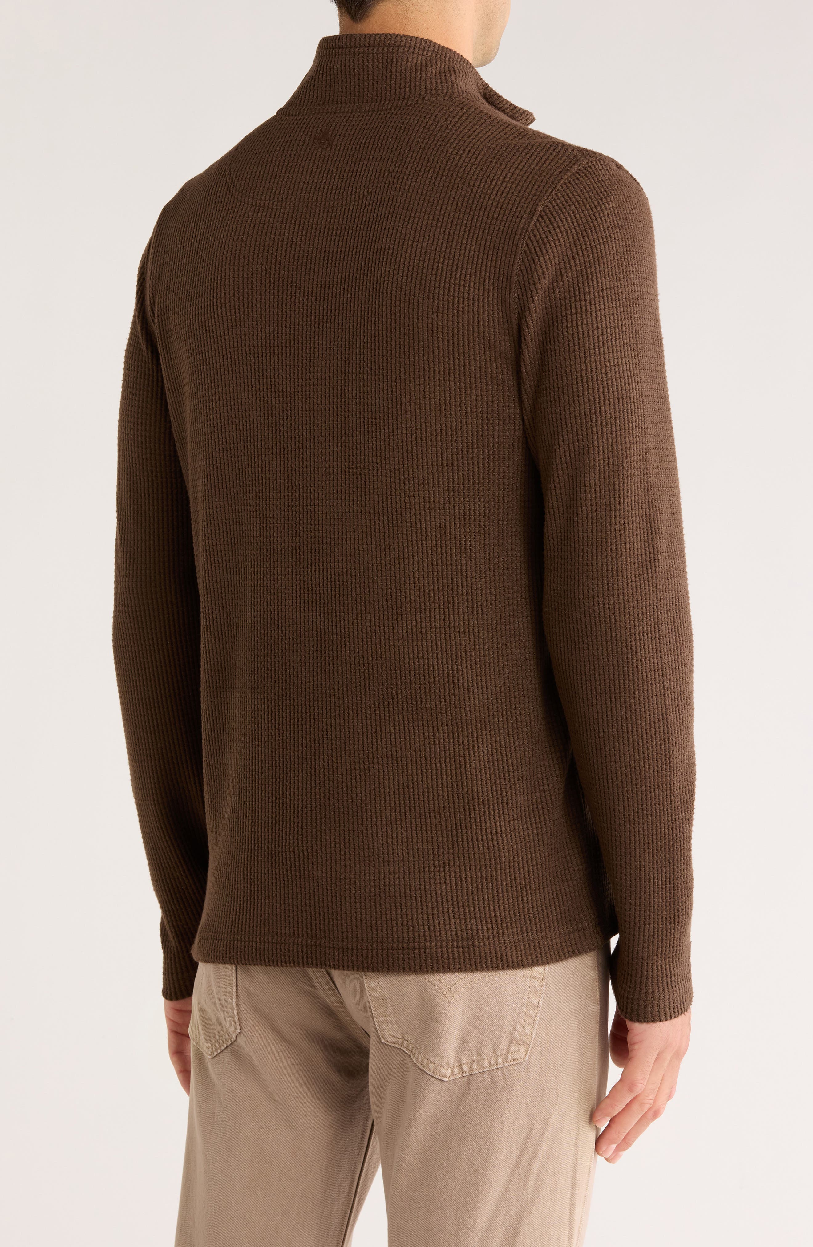 Heritage Lux Waffle Knit Quarter Zip Pullover - image 4