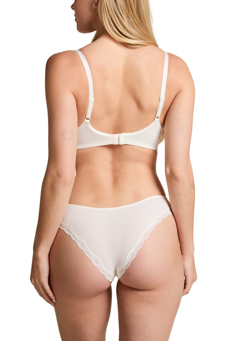Lola Padded Non-Wired Bra, Alternate, color, Snow White