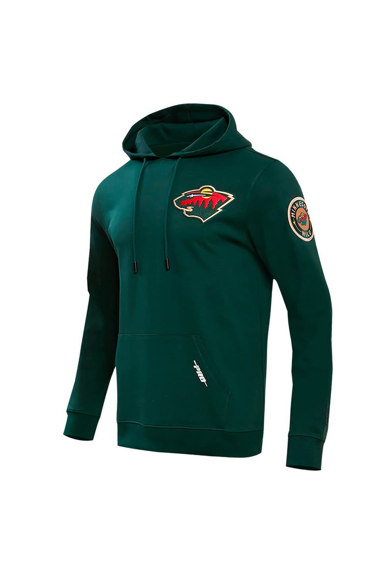 Men's Pro Standard Green Minnesota Wild Classic Pullover Hoodie, Alternate, color, Green