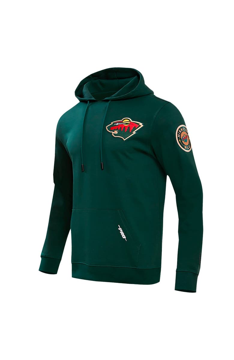 PRO STANDARD Men's Pro Standard Green Minnesota Wild Classic Pullover Hoodie, Alternate, color, 