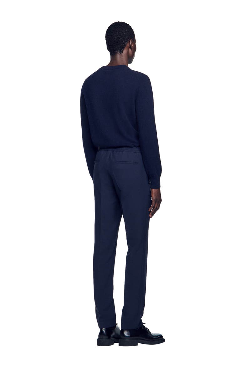 Jersey trousers, Alternate, color, Navy blue