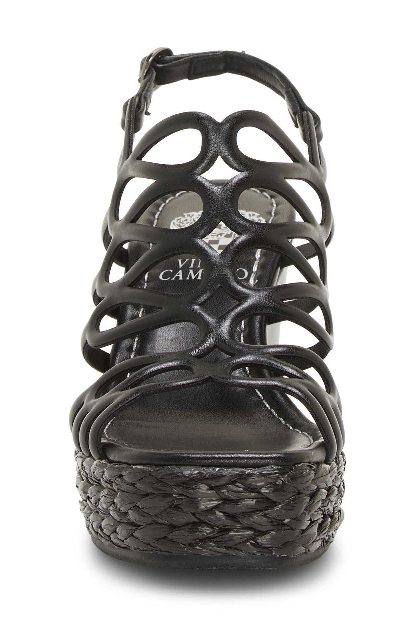 Vince Camuto Alize Platform Wedge Strappy Sandal, Alternate, color, 