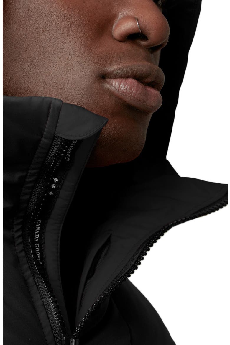Hybridge Waterproof 750 Fill Power Down Puffer Coat, Alternate, color, BLACK