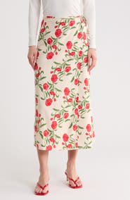 Scotch & Soda Floral Wrap Skirt