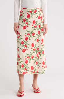Scotch & Soda Floral Wrap Skirt